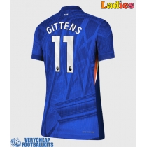 Chelsea Jamie Gittens #11 Replica Home Shirt Ladies 2025-26 Short Sleeve